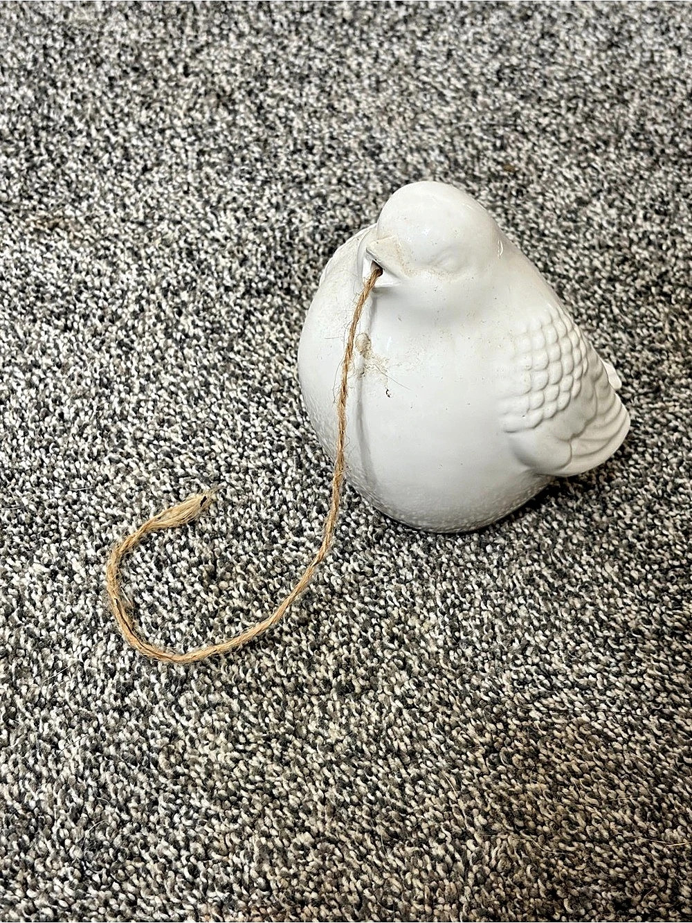 White Bird Christmas Ornament
